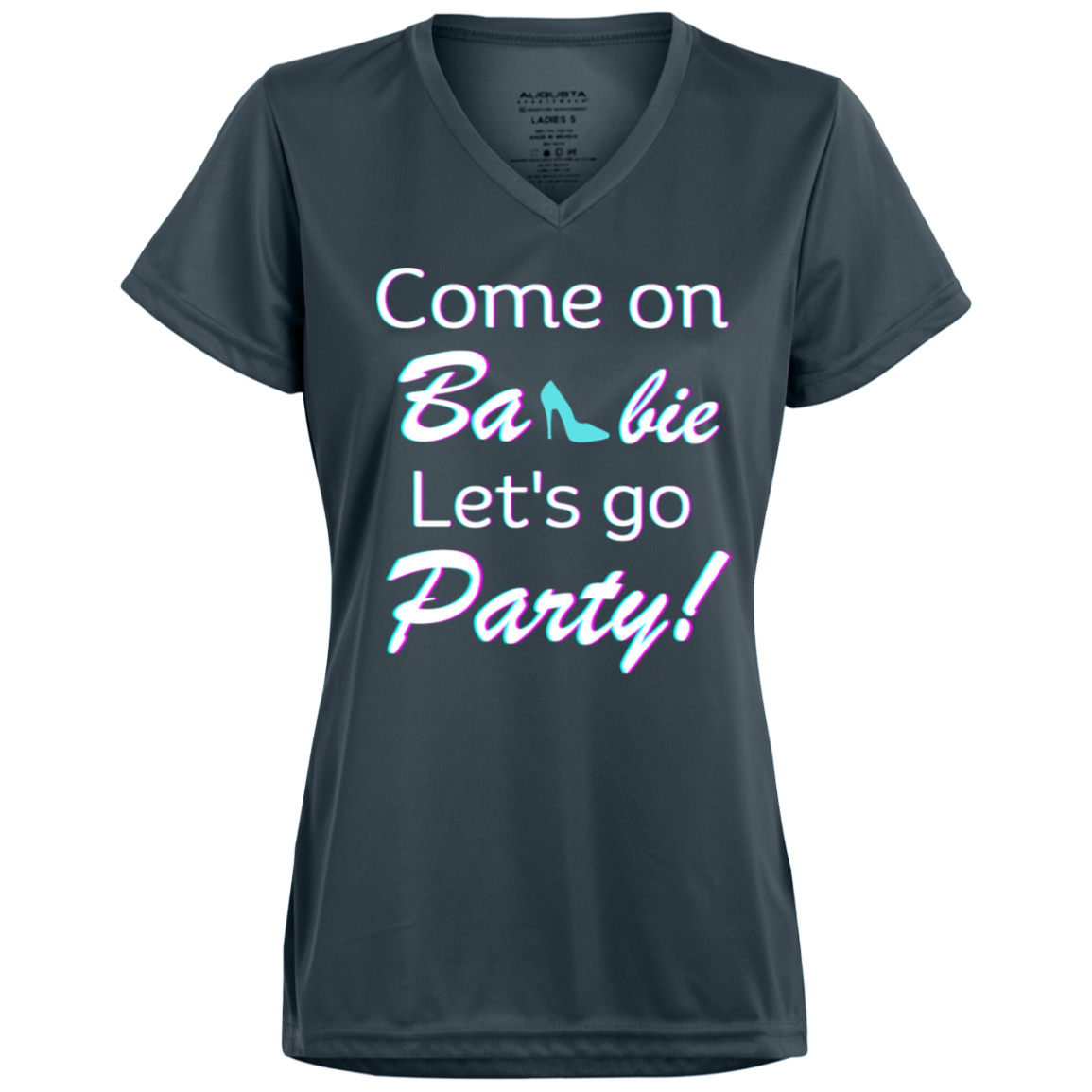 Lets go Party - Shoe blue Lets Go Party T-Shirt, Blues Shoe V-neck Tee