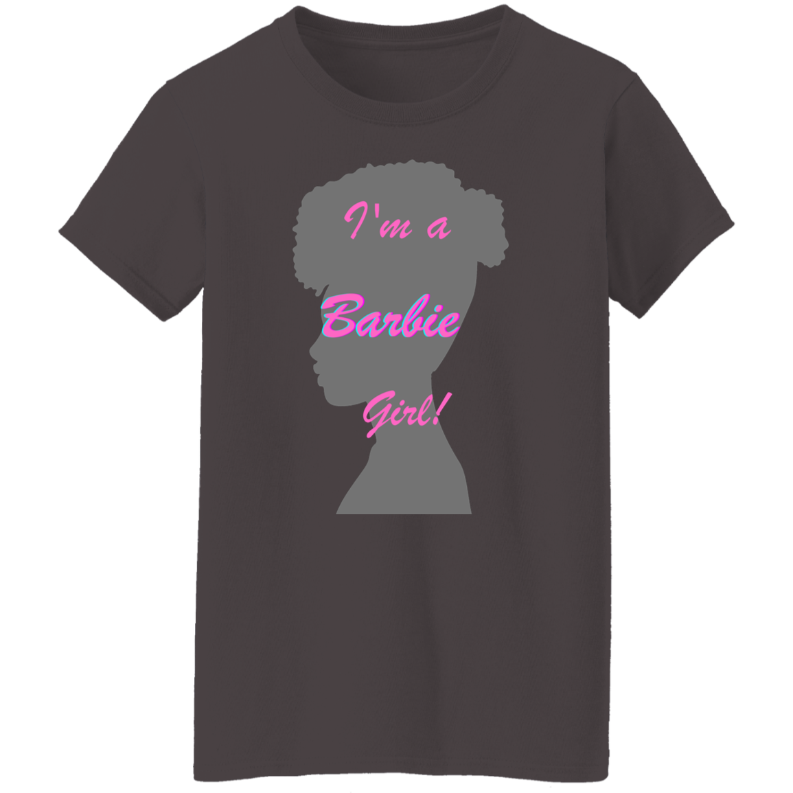 I'm a Girl silhouette 1 (3) I'm a Girl T-shirt, Retro Doll Silhouette Tee