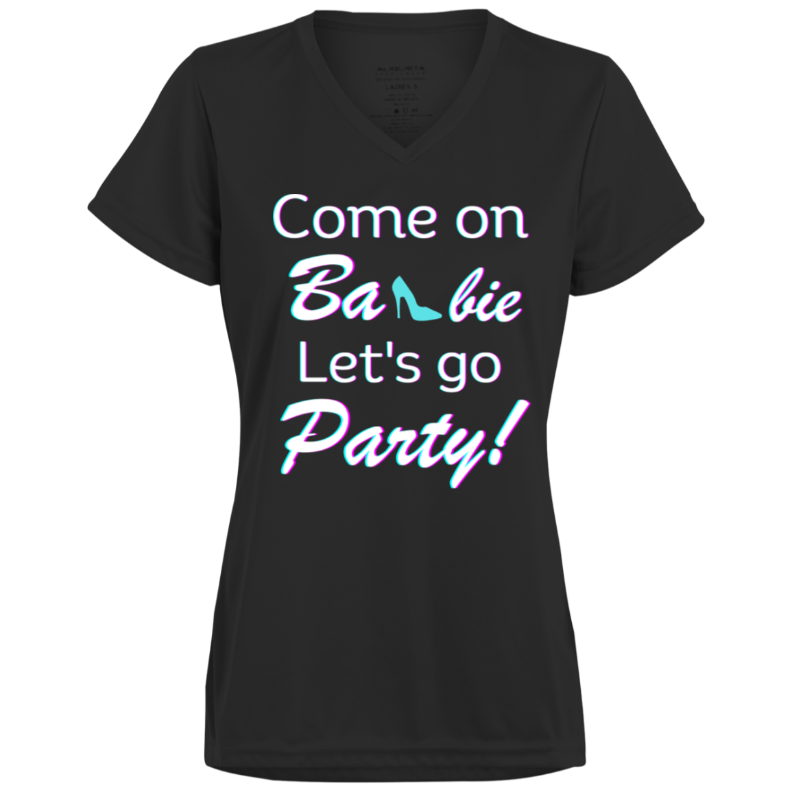 Lets go Party - Shoe blue Lets Go Party T-Shirt, Blues Shoe V-neck Tee