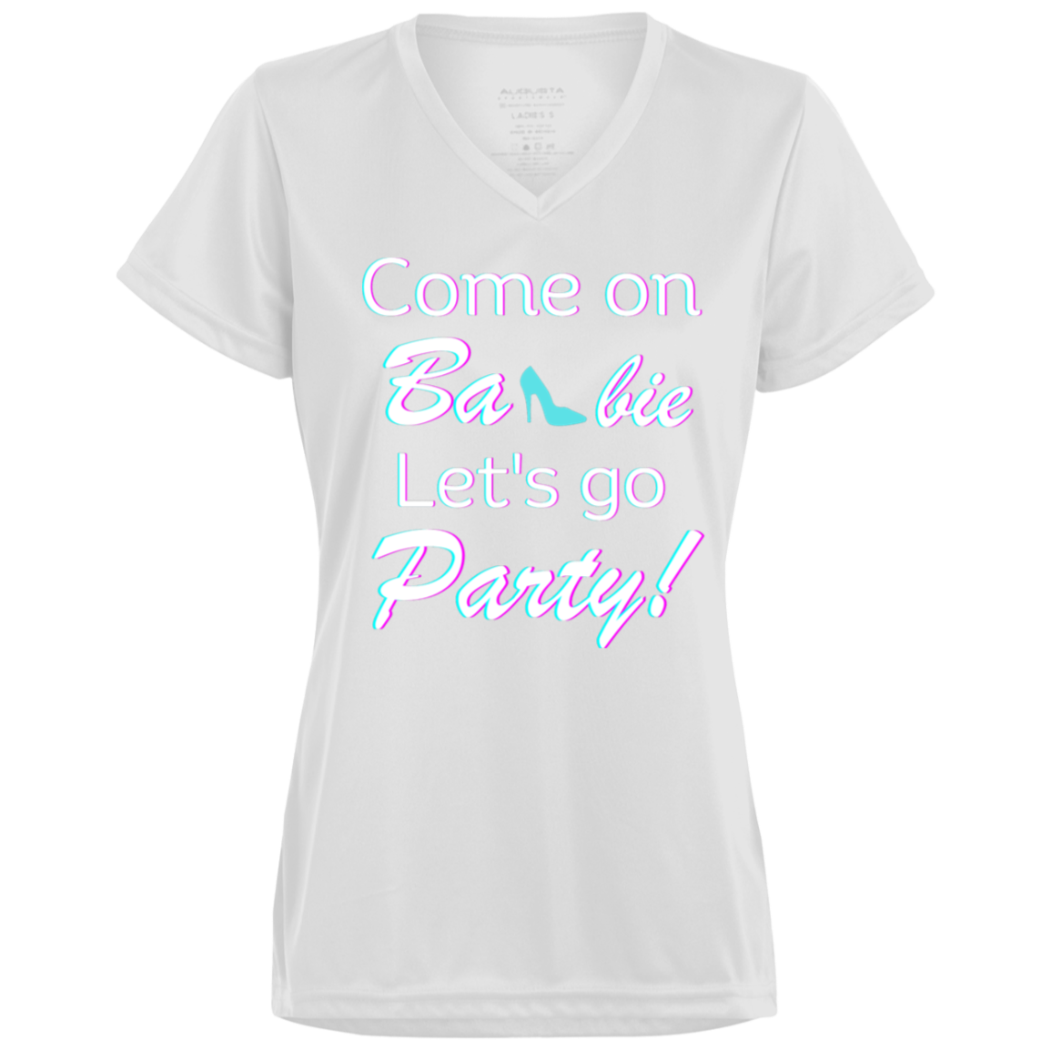 Lets go Party - Shoe blue Lets Go Party T-Shirt, Blues Shoe V-neck Tee