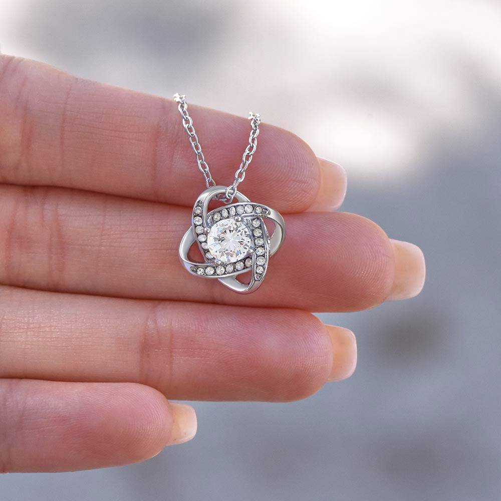 To My Daughter | Proud of You (Love Knot Necklace)