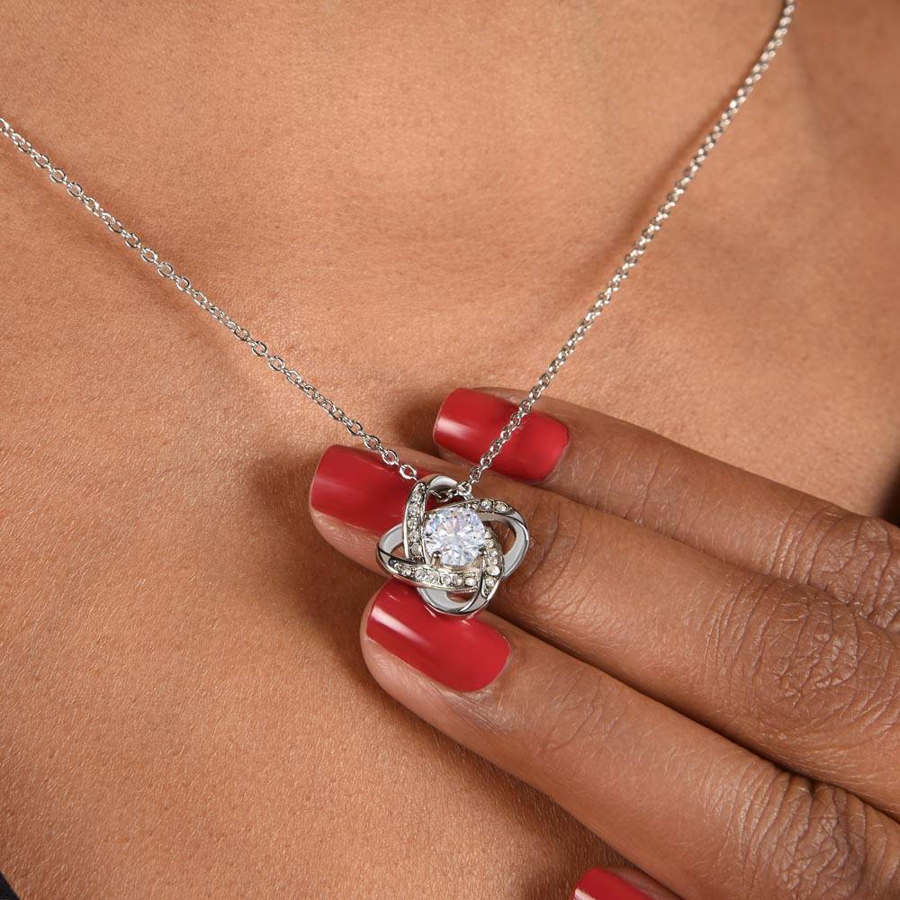 To My Daughter | Proud of You (Love Knot Necklace)