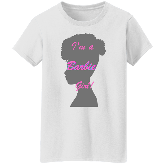 I'm a Girl silhouette 1 (3) I'm a Girl T-shirt, Retro Doll Silhouette Tee